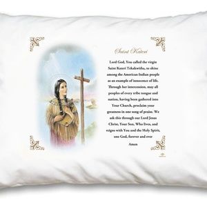 St Kateri Pillow Case - English Prayer